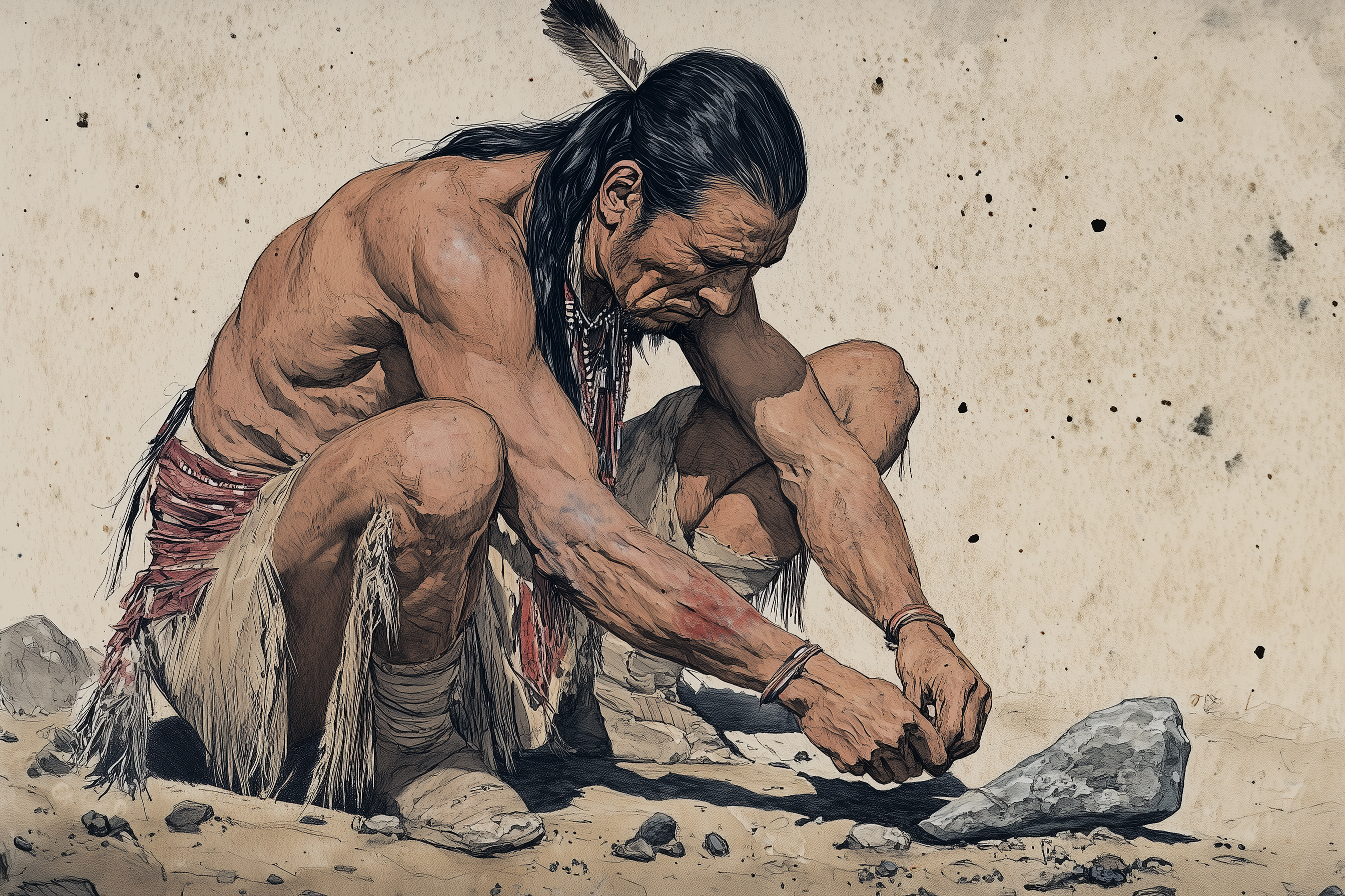 Native American stone tool